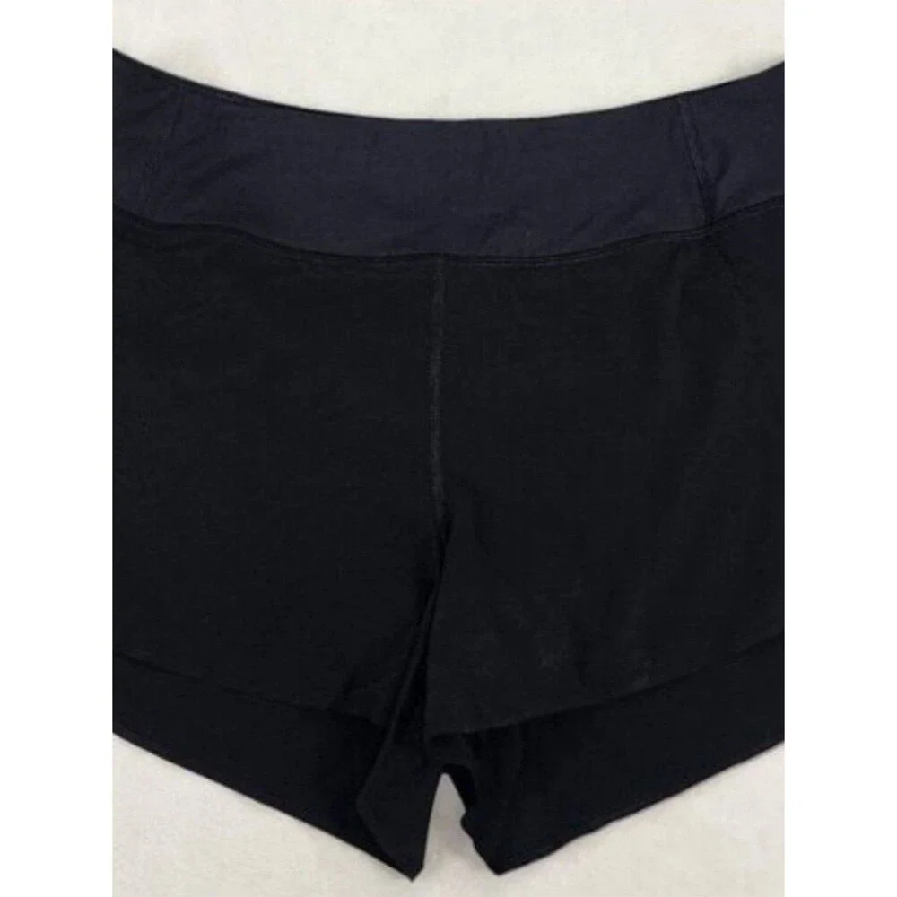 Athleta Run With It Shorts Sz 3X Black Womens NWT 3.5